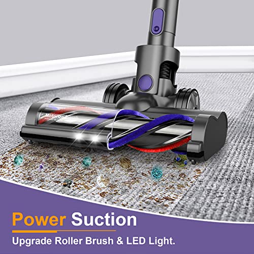 Cordless Vacuum, Stick Vacuum Cleaner with 80000 RPM High-Speed Brushless Motor, 250W Brushless Motor Stick Vacuum, 4 in 1 Lightweight Handheld Vacuum for Hardwood Floor Pet Hair