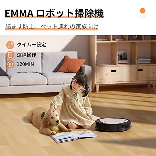 Trifo Robot Vacuum Cleaner,4000Pa Super Cyclone Suction & Tangle-Free Pet Hair Extractor,Works with Alexa & Google Assistant & 2.4GHZ WiFi,Up to 110 Mins Runtime&Self Charging, Perfect for Pet Family