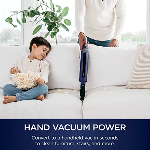 Shark WS633 Cordless Stick & Handheld Vacuum Combo WANDVAC System Pet Pro 3-in-1 Ultra-Lightweight Powerful with Charging Dock & Motorized Hand Tool, Royal Blue, Navy