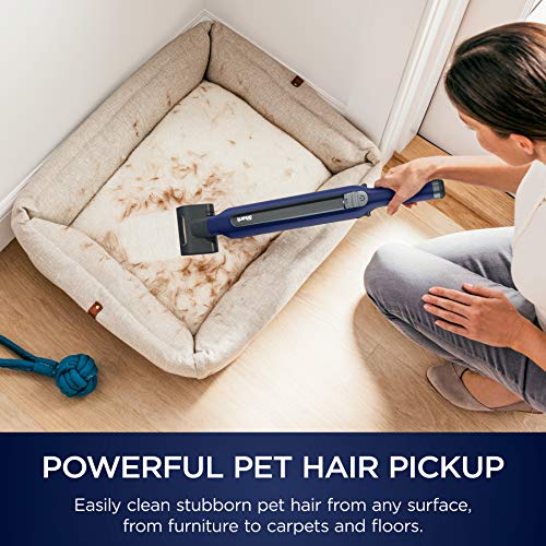 Shark WS633 Cordless Stick & Handheld Vacuum Combo WANDVAC System Pet Pro 3-in-1 Ultra-Lightweight Powerful with Charging Dock & Motorized Hand Tool, Royal Blue, Navy