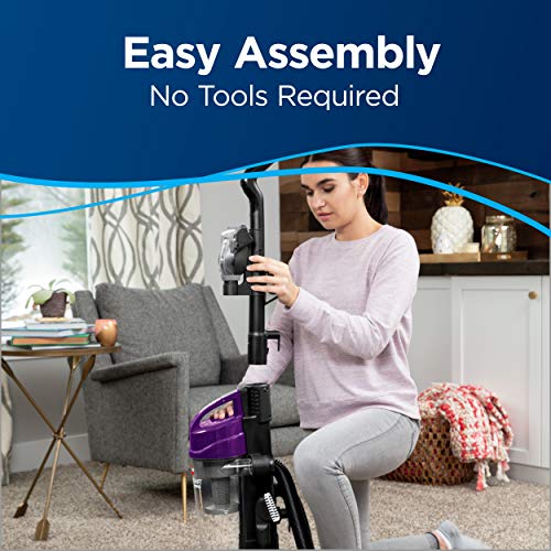 BISSELL Aeroswift Compact Vacuum Cleaner, 2612A,Purple