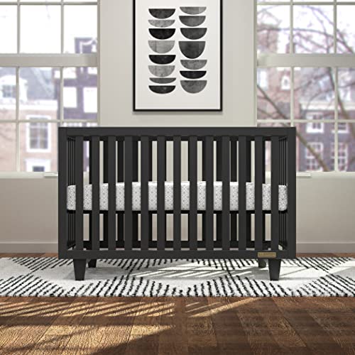 Forever Eclectic Tremont 4-in-1 Convertible Baby Crib by Child Craft (Ebony/Matte Black)