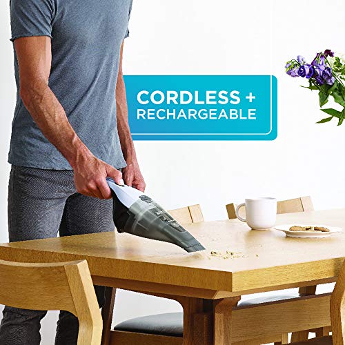 beyond by BLACK+DECKER Cordless dustbuster® - Handheld Vacuum Cleaner - Cordless, Icy Blue - Mini Vacuum Cleaner (Model Number: HNVC215B12AEV)