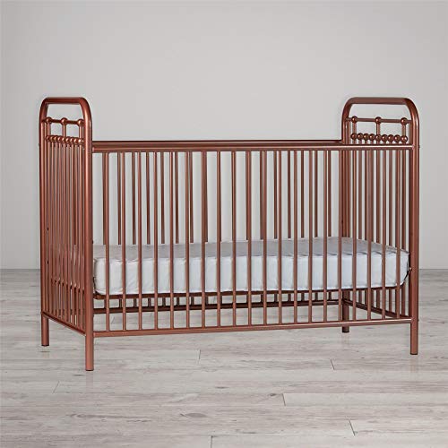 Little Seeds Sierra Ridge Tessa Rose Gold Metal Crib