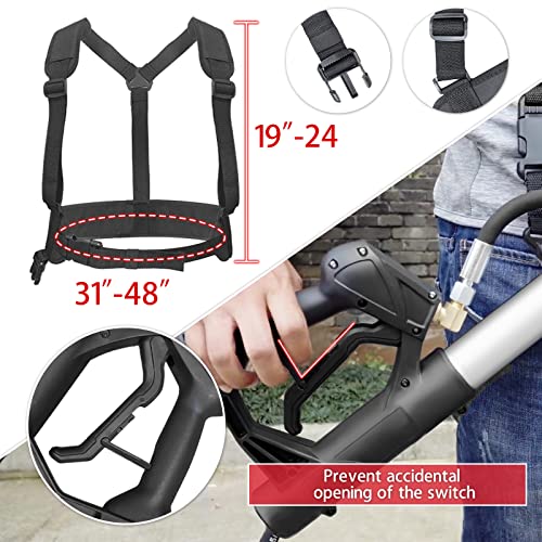 EZJOB Pressure Washer Extension Wand, Power Washer Wand, Telescoping Wand, Power Washer Extension Wand for Pressure Washer Gun with Gutter Cleaner 18ft