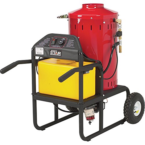 Northstar Electric Wet Steam Cleaner and Hot Water Commercial Pressure Power Washer Add-on Unit - 4000 PSI, 4 GPM, 115 Volts