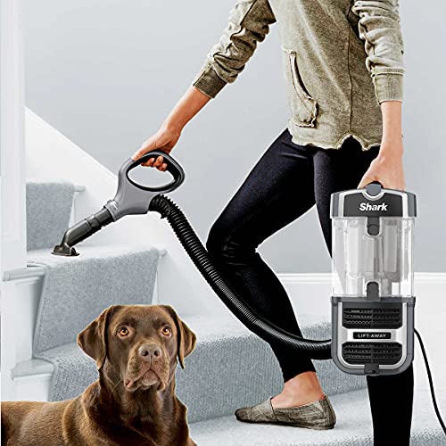 Shark UV725 Navigator Lift-Away with Self Cleaning Brushroll Upright Vacuum with HEPA Filter, Gray (Renewed)