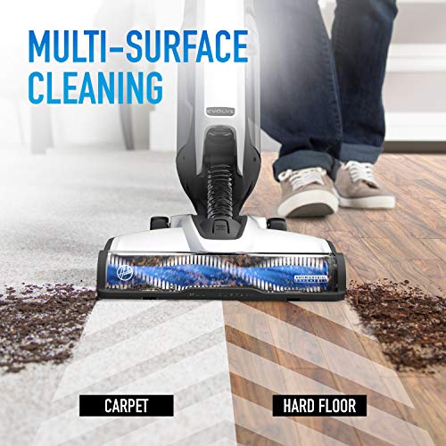 Hoover ONEPWR Evolve Pet Cordless Small Upright Vacuum Cleaner, Lightweight Stick Vac, For Carpet and Hard Floor, BH53420V, White