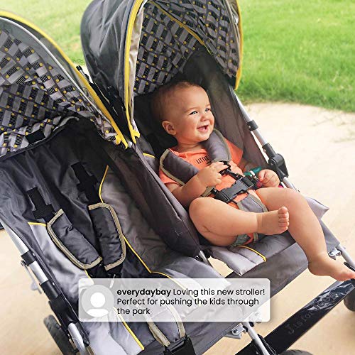 Jeep Scout Double Stroller, Lunar Burgundy