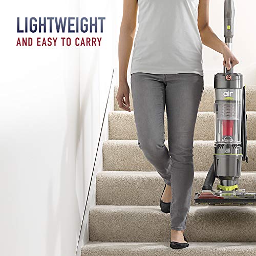 Hoover Windtunnel Air Steerable Bagless Upright Vacuum Cleaner, Lightweight, Corded, UH72400, Grey , Gray