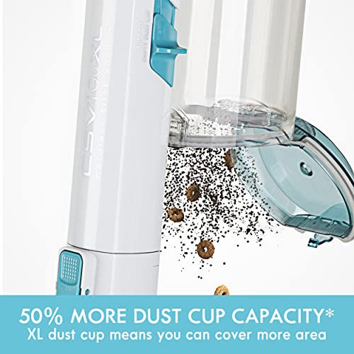 Kenmore DS4065 Cordless Stick Vacuum Lightweight Cleaner 2-Speed Power Suction LED Headlight 2-in-1 Handheld for Hardwood Floor, Carpet & Dog Hair, Blue