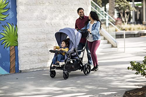 New Joovy Caboose RS Stroller, Premium Sit and Stand Stroller, Slate