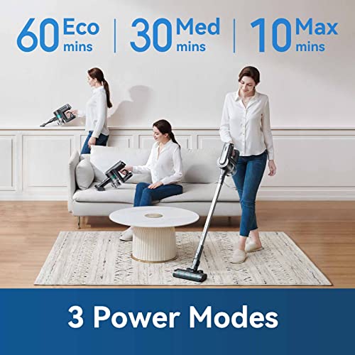 VIOMI A9 Cordless Vacuum Cleaner, 23000Pa Strong Suction Stick Vacuum with 60min Long Runtime Detachable Battery, 4 in 1 Lightweight Quiet Vacuum Cleaner Perfect for Hardwood Floor Pet Hair