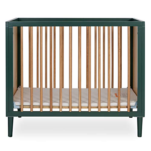 Dream On Me Lucas Mini Modern Crib with Rounded Spindles