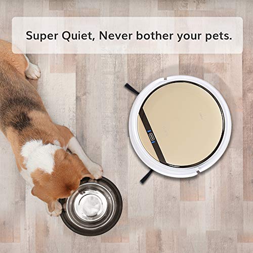 ILIFE V5s Pro Robot Vacuum and Mop Combo, Slim, Automatic Self-Charging Robot Vacuum Cleaner, Daily Schedule, Ideal for Pet Hair, Hard Floor and Low Pile Carpet.