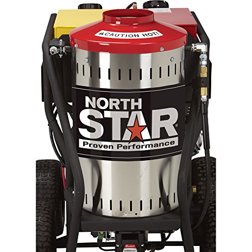 NorthStar Gas Wet Steam and Hot Water Pressure Power Washer - 3000 PSI, 4.0 GPM, Honda Engine