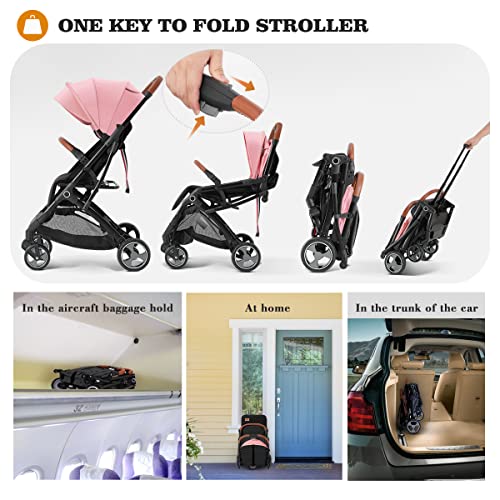 Blahoo Lightweight Baby Stroller, Folding Compact Travel Stroller for Airplane, Umbrella Stroller for Toddler