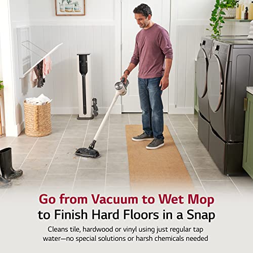 LG CordZero Auto Empty Cordless Stick Vacuum Cleaner Wet Mop All in One Tower, Extra Removable Battery, Up to 120 Min, Handheld, Powerful Suction, Hard Floor, Carpet, Car, Pet Hair, A939KBGS