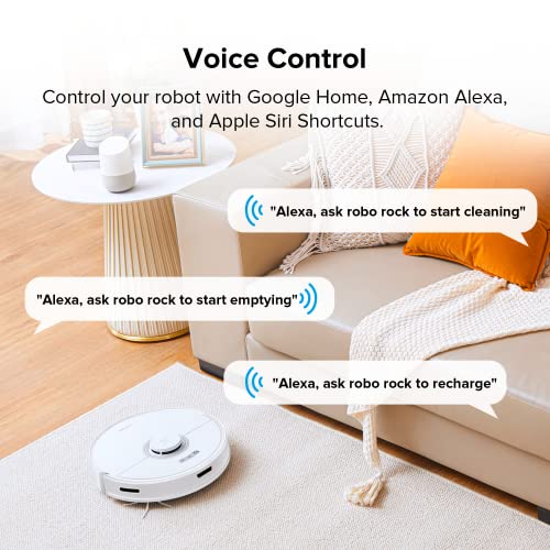 roborock Q7 Max+ Robot Vacuum and Mop with Auto-Empty Dock Pure, Hands-Free Cleaning for up to 7 Weeks, APP-Controlled Mopping, 4200Pa Suction, No-Mop&No-Go Zones, 180mins Runtime, Works with Alexa