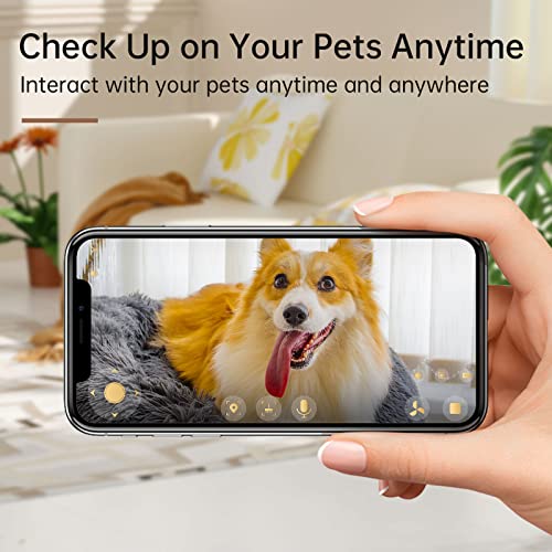 TRIFO Robot Vacuum Cleaner, Robot Cleaner 4000Pa, Objects Avoidance, Visual SLAM Navigation, 1080P Camera Home Surveillance, AI Mapping, Self-Charging, WiFi 2.4GHz, Robotic Vacuums, Ideal for Pet Hair