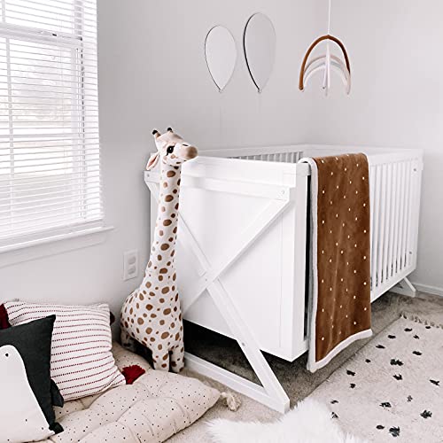 Storkcraft Equinox Convertible Crib (White) – Modern Baby Crib For Nursery, Contemporary Design, Fits Standard Full-Size Crib Mattress, Converts To Toddler Bed (Compatible With Guardrails) And Daybed