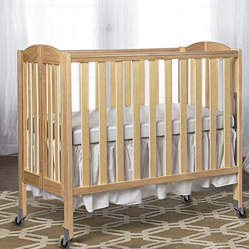 Dream On Me 3-in-1 Folding Portable Crib, Natural, Large