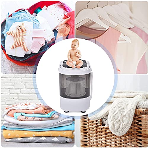 MaSYZBF Portable Compact Washing Machine w/Washer and Spinner, 10 lbs Washing Capacity, Stackable Washer and Dryer, Portable Washer and Dryer Combo for Apartments, Condos, RVs, Camping,Pink