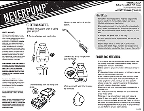 HUDSON 19001 4 Gallon NeverPump Bak-Pak Sprayer, Yellow