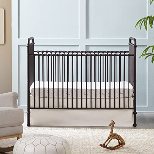 Million Dollar Baby Classic Abigail 3-in-1 Convertible Metal Crib in Vintage Iron, Greenguard Gold Certified