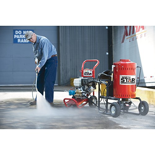 Northstar Electric Wet Steam Cleaner and Hot Water Commercial Pressure Power Washer Add-on Unit - 4000 PSI, 4 GPM, 115 Volts