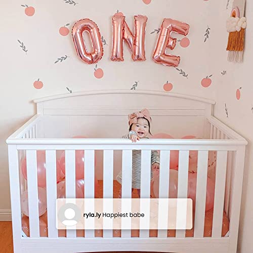 Delta Children Archer Solid Panel 4-in-1 Convertible Baby Crib - Greenguard Gold Certified, Grey