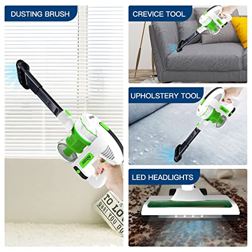 Mitcent Cordless Stick Vacuum Cleaner - 23Kpa 160W High Efficiency Brushless Motor, Lightweight Vacuum Cleaner, MT2002A