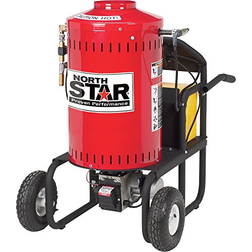 Northstar Electric Wet Steam Cleaner and Hot Water Commercial Pressure Power Washer Add-on Unit - 4000 PSI, 4 GPM, 115 Volts