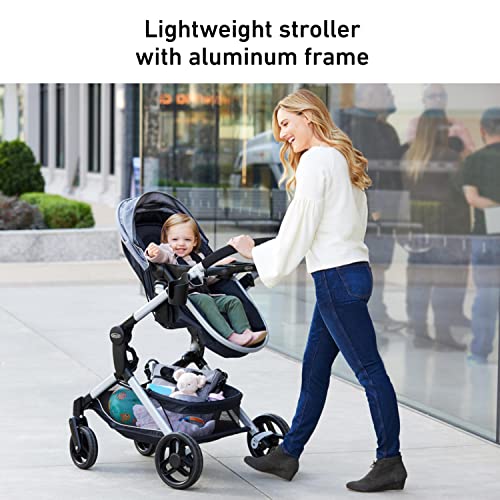 Graco Modes Nest Stroller, Baby Stroller with Height Adjustable Reversible Seat, Pram Mode, Extra Large Storage, Self Standing Fold and Lightweight Aluminum Frame, Spencer