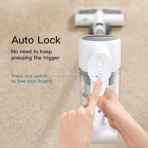 Dreametech T10 Cordless Vacuum Cleaner, Long Runtime, 20Kpa Powerful Suction Stick Vacuum Cleaner, 8-Layer Noise Reduction Handheld Vacuum for Home Hard Floor Pet Hair
