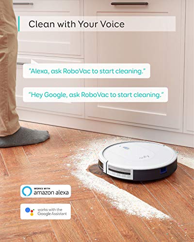 eufy by Anker, BoostIQ RoboVac 30C, Robot Vacuum Cleaner, Wi-Fi, Super-Thin, 1500Pa Suction, Boundary Strips Included, Quiet, Self-Charging Robotic Vacuum, Cleans Hard Floors to Medium-Pile Carpets