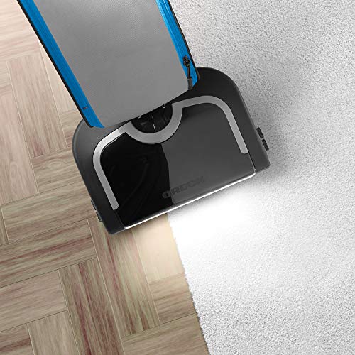 Oreck HEPA Swivel Bagged Upright Vacuum Cleaner, Lightweight, For Carpet and Hard Floor, UK30305PC, Blue