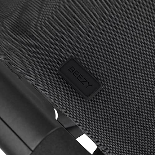 CYBEX Beezy Stroller, Lightweight Baby Stroller, Compact Fold, Compatible with All CYBEX Infant Seats, Stands for Storage, Easy to Carry, Multiple Recline Positions, Travel Stroller, Deep Black