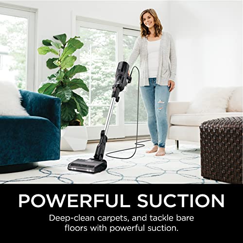 Shark HS152AMZ Corded Stick Vacuum Ultralight Pet Plus, Black/Lavender, Magenta