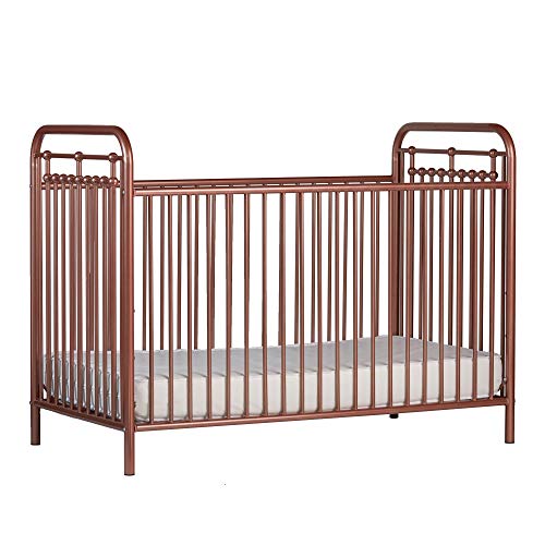 Little Seeds Sierra Ridge Tessa Rose Gold Metal Crib