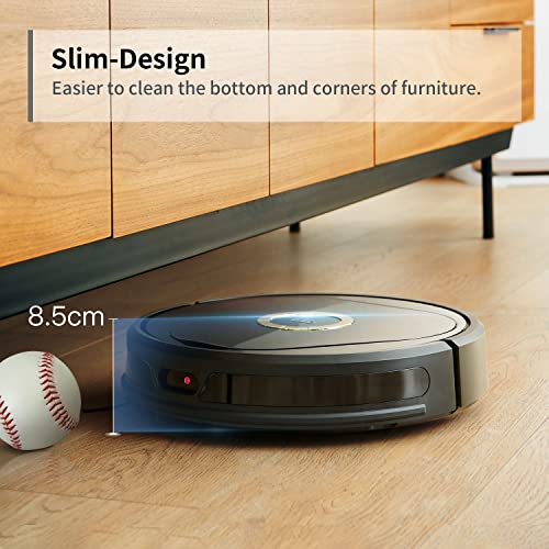 Robot Vacuum Lucy, Trifo Robotic Vacuum Cleaner, 3000Pa Suction, Intelligent AI Mapping, Virtual Walls, Ideal for Pets Hair, Self-Charging, Carpets&Hard Floors&Tile, 5G Wi-Fi, App Control