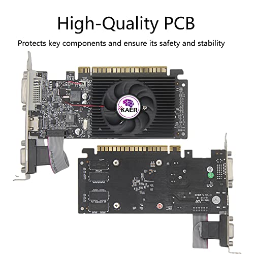 GeForce GT 730 4GB DDR3 128 Bit PCI Express 2.0 X 8 (DVI VGA HDMI) Low Profile Graphics Card, PC Video Card (with Bracket)