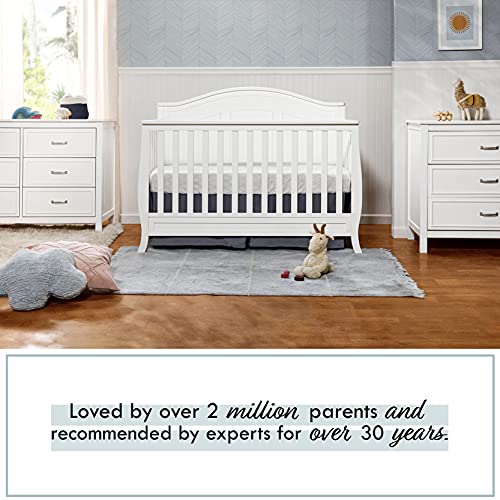 DaVinci Emmett 4-in-1 Convertible Crib in White, Greenguard Gold Certified