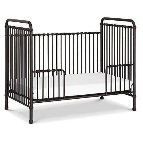 Million Dollar Baby Classic Abigail 3-in-1 Convertible Metal Crib in Vintage Iron, Greenguard Gold Certified