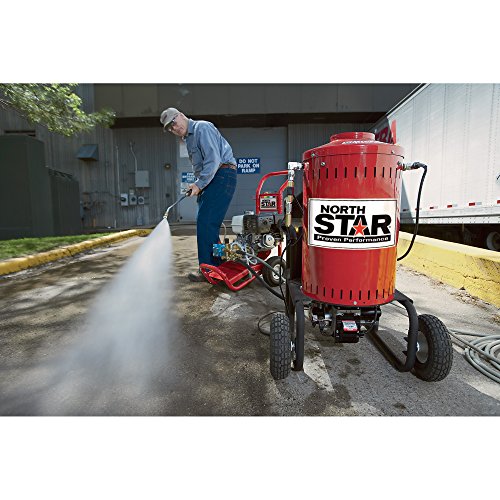 Northstar Electric Wet Steam Cleaner and Hot Water Commercial Pressure Power Washer Add-on Unit - 4000 PSI, 4 GPM, 115 Volts