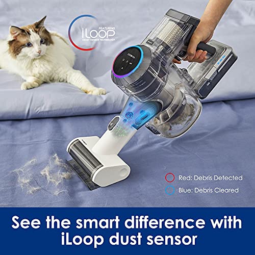 Tineco Pure ONE S11 Tango Smart Cordless Stick Vacuum Cleaner, Lightweight Handheld Vacuum 22KPA Strong Suction Ultra-Quiet Operation with LED Power Brush for Hard Floors Carpet Pet Hair
