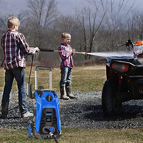 Sea tool 3500 PSI Electric Pressure Washer - 2.6 GPM High Power Pressure Washers with 4 Quick Spray Nozzle Foam Bottle IPX5 Car Washer Cleaner for Home/Driveway/Patio