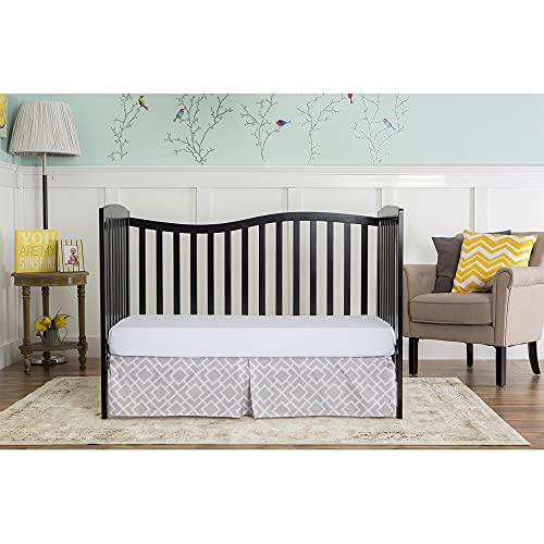 Dream On Me Chelsea 5-in-1 Convertible Crib, Black