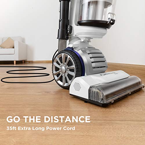 Eureka FloorRover Bagless Upright Pet Vacuum Cleaner, Suctionseal, Swivel Steering for Carpet and Hard Floor