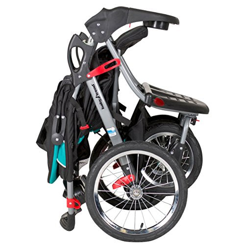 Baby Trend Navigator Double Jogger Stroller, Tropic